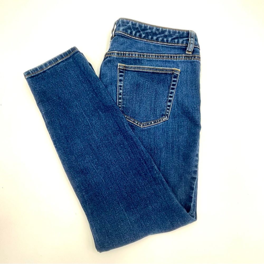 Michael Kors Mid Rise Skinny Leg Blue Denim Jeans Size 8